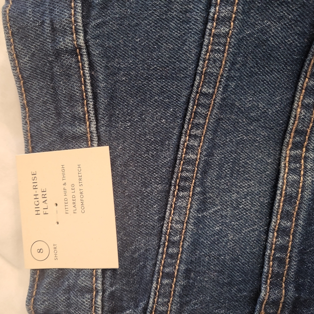 Trendy Blue Flare Jeans